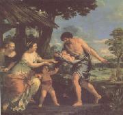 Pietro da Cortona Romulus and Remus Brought Back by Faustulus (mk05) oil painting picture wholesale